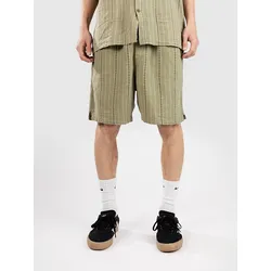 Vissla Grad Stripe 17" Elastic Linen Shorts sage Gr. M