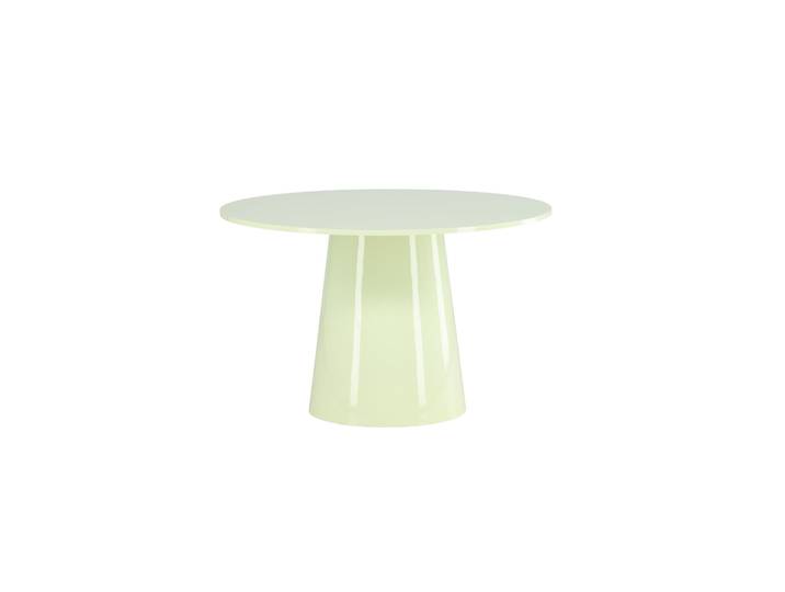 Esstisch VENTURE HOME Lanzo, runde Esstafel für den täglichen Einsatz , beige (hellgrün, hellgrün, hellgrün), B:120cm H:75cm T:120cm, Tische, Esstisch, Küchentisch, rund, skandinavisch, stabil (Ø120 cm)