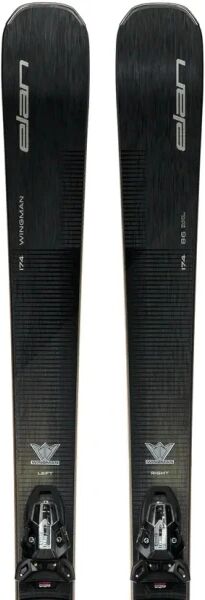 All Mountain Ski Elan Wingman 86 Schwarz Edition + EMX 12 (182cm - Black Edition)