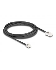 Delock Telefonkabel RJ-45 M zu RJ-11 M 3 m Schwarz (88037)