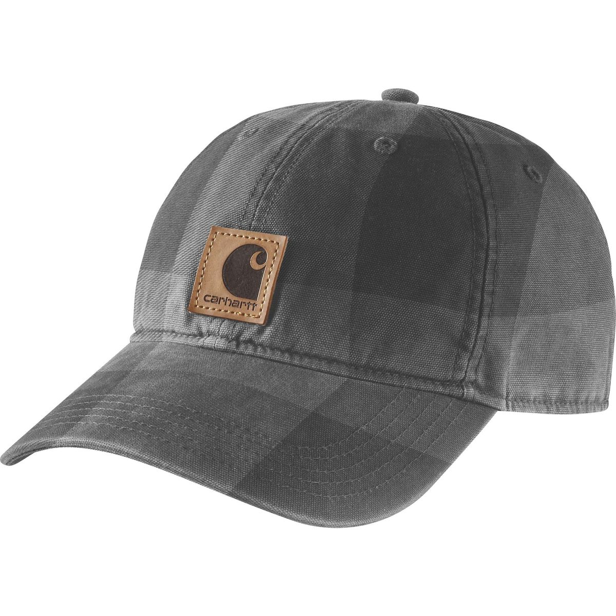 Carhartt Flannel Script Cap gravel (039) OS 107198-039OS