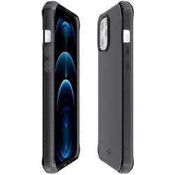 Itskins Drop-Protection Cover SPECTRUM CLEAR smoke (Apple iPhone 12 Pro Max), Smartphone Hülle, Grau, Transparent
