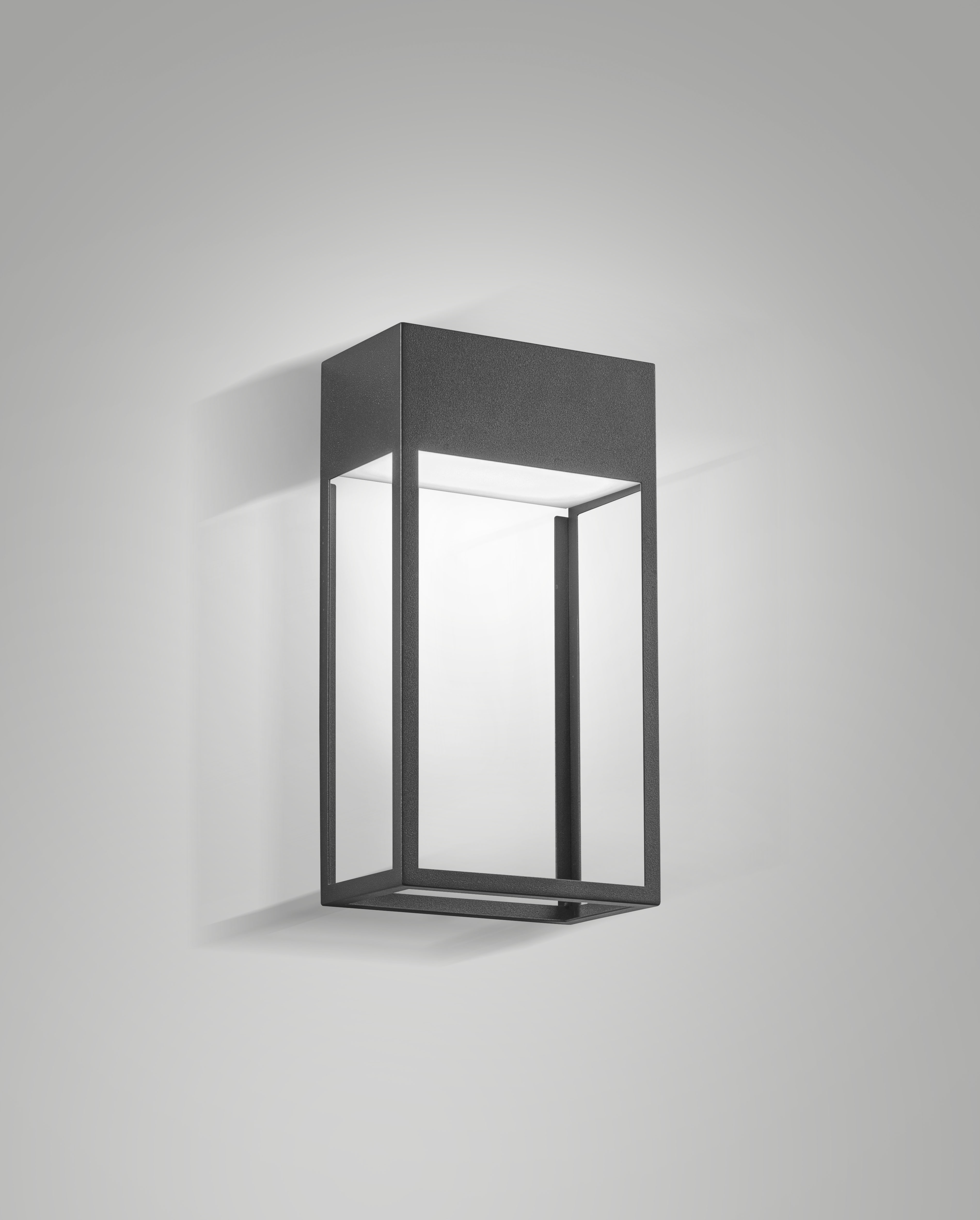 Fabas Luce LED-Wandaußenleuchte EDO DARK GREY 6556-21-294 8019282552468