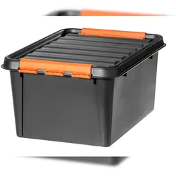 Orthex Aufbewahrungsbox SmartStore Pro 31, 50 x 39 x 26 cm, 32 L, schwarz