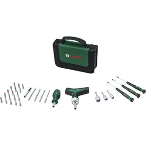 Bosch Schraubendreher Mixed 1600A039HX, Set, Feinmechanik, Schlitz, Kreuz, Torx, 31-teilig