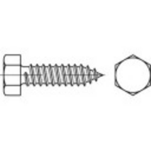TOOLCRAFT 1067967 Sechskantblechschrauben 3.5mm 13mm Außensechskant DIN 7976 Edelstahl A2 1000St.