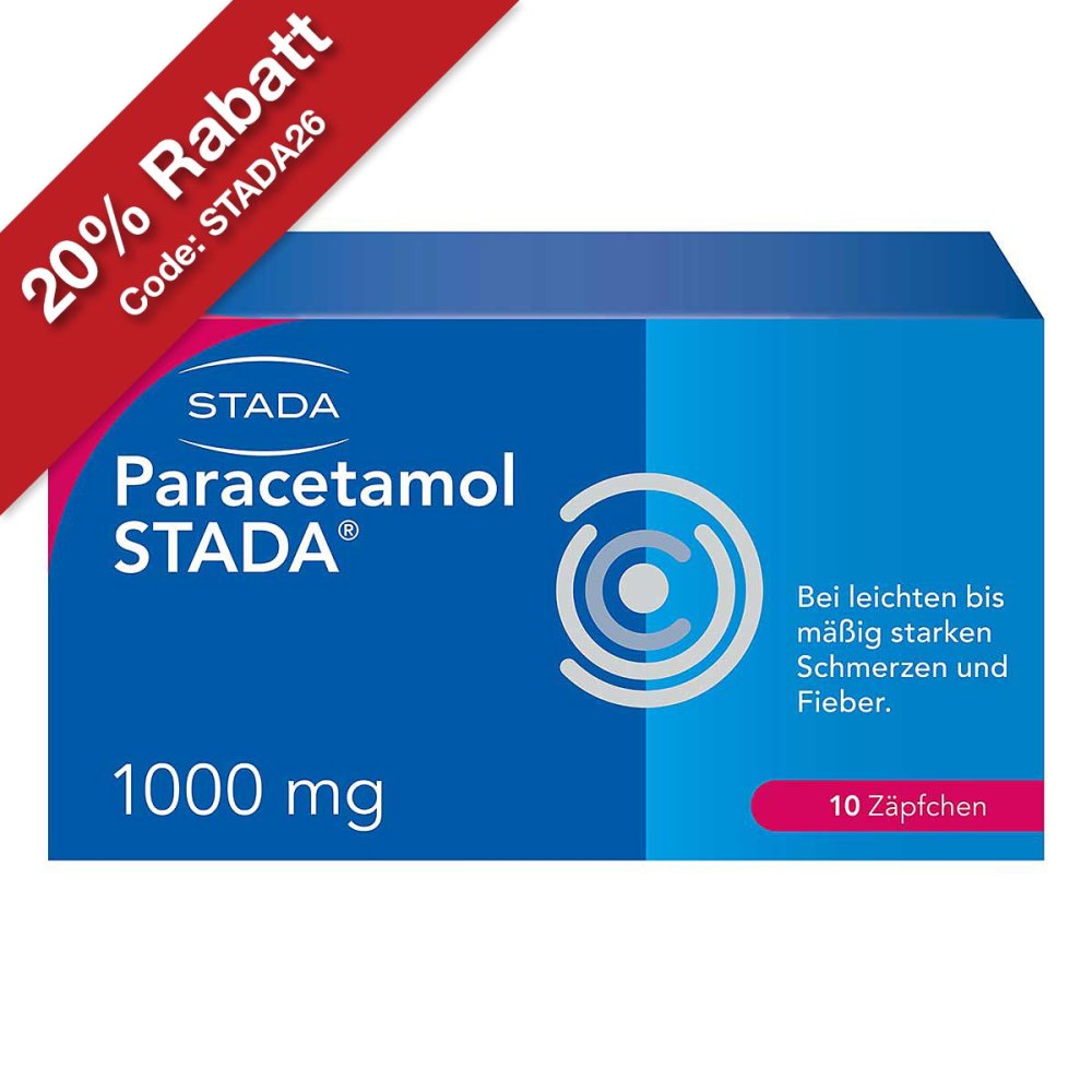 STADA Consumer Health Deutschland GmbH Paracetamol STADA 1000mg Zäpfchen 07368140