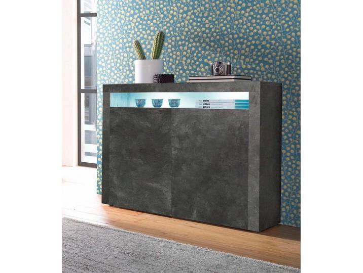 borchardt Möbel Highboard Santa Fé, Kommode mit moderner Rahmenoptik, Breite 107 cm, Breite 107 cm