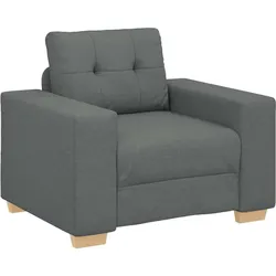 vidaXL Sessel Dunkelgrau 100x78x80 cm Stoff