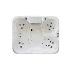Outdoor Spa Außenwhirlpool Sprudelwanne Sprudelbad Whirlpool Whirlwanne Draußen Pool Garten Wellness Terrasse Balkon Felicia vier Personen Jet-Line