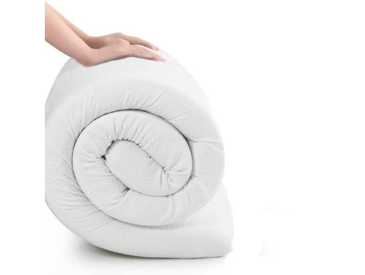 MICAMAMELLAMA Wendbare ergonomische Matratze 135 x 180 x 20 cm Schaumstoffmatratze mit hoher Dichte Komfort und Anpassungsfähigkeit Bezug aus antibakteriellem Aloe Vera Stoff