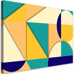 WANDBILD geometrische abstraktionsformen