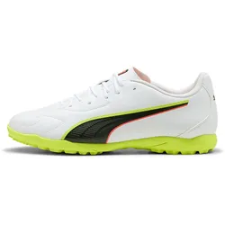 PUMA King 20 Play TT Multinocken-Fußballschuhe 01 - PUMA white/glowing red/yellow alert 40