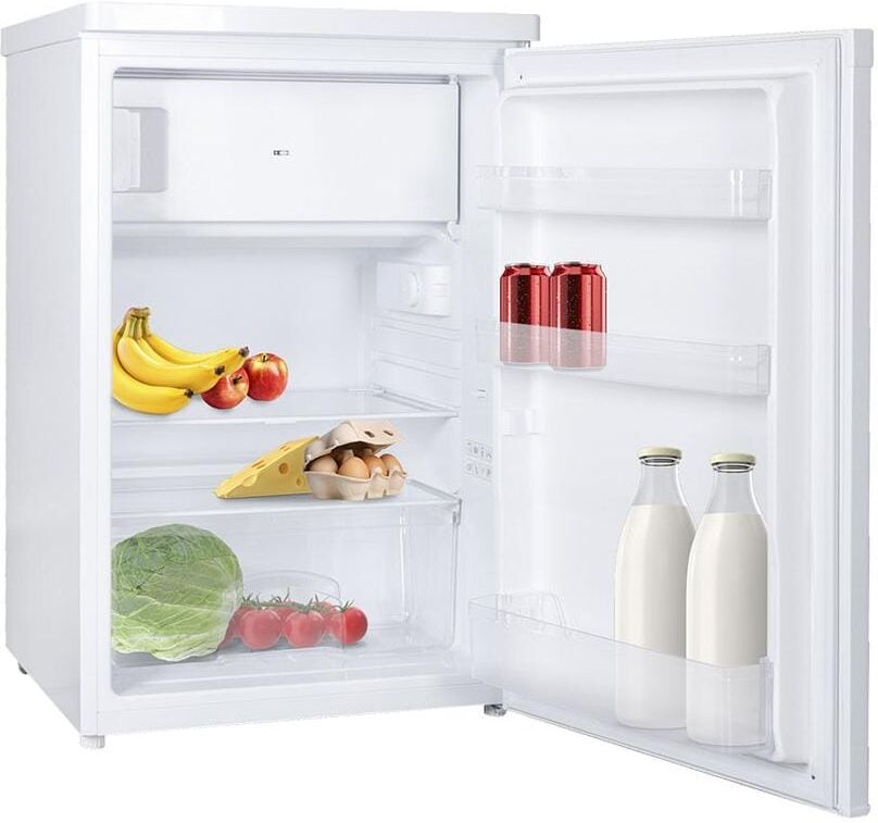 KIBERNETIK Kühlschrank "KSG118", Energieeffizienz: C, weiss (weiß), Rechtsanschlag, Kühlschränke, Kühlschrank weiß Rechtsanschlag
