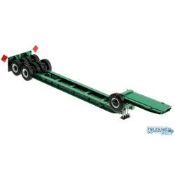 Heavy Haul Replicas 1950s Rogers 90-Ton Stahlanhänger grün HHR200-11