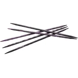 KnitPro Strumpfstricknadeln "Cubics ", quadratisch, Birkenholz, 20 cm