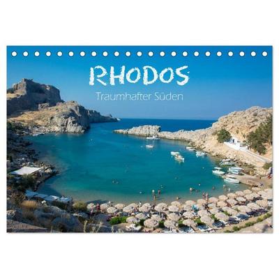 Rhodos - Traumhafter Süden (Tischkalender 2026 DIN A5 quer), CALVENDO Monatskalender