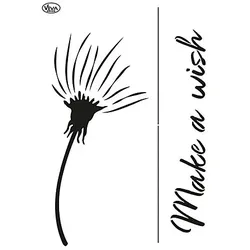 Blob-Schablone "Pusteblume"