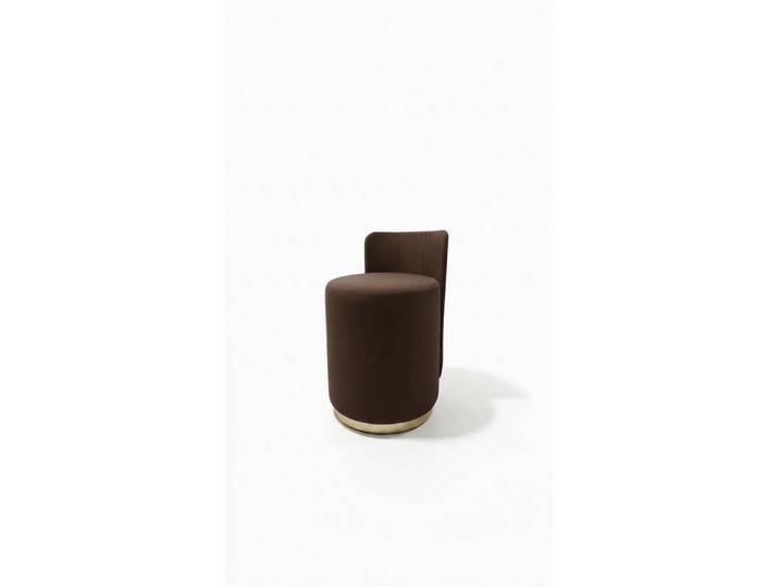 Xlmoebel Sitzhocker Runder Holz Hocker für Luxus Wohnzimmer Design von JV Möbel, Made in Europa