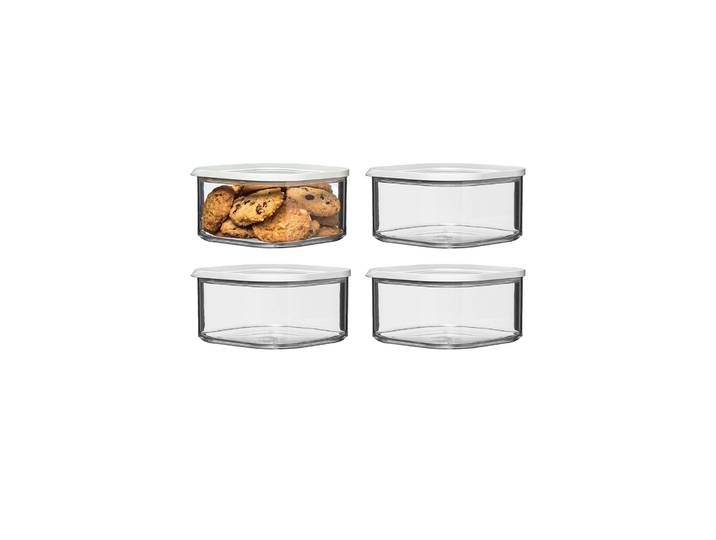 Vorratsdose MEPAL Vorratsdose Modula 1250 ml 4er Set weiß , weiß, Kunststoff, Lebensmittelaufbewahrungsbehälter, Vorratsdose