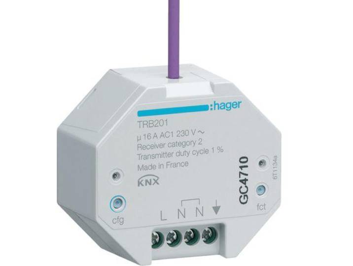 Sortie radio KNX UP simple 16A quicklink TRB201 (TRB201)