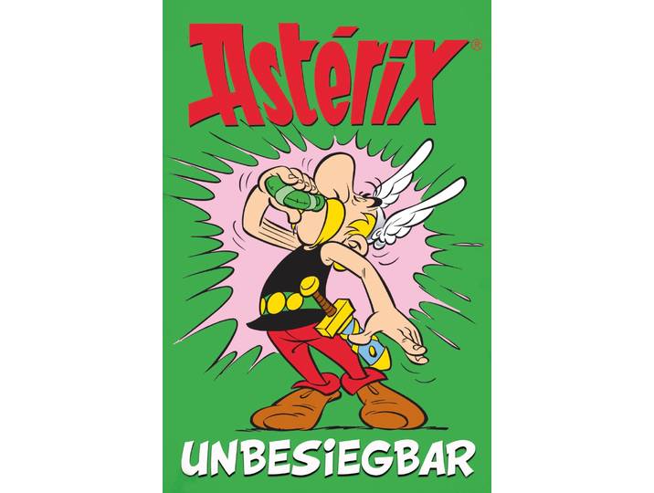 Leinwandbild LUCKYLINDE Asterix Unbesiegbar , bunt (farbe bild(er): bunt), B:60cm H:90cm T:3cm, Holz, Leinwand, Bilder, Leinwandbild, Canvasbild Wanddeko Bild zum Film Kampf der Häuptlinge