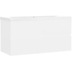 vidaXL, Waschbeckenunterschrank, Mardenhagen (Mit Wasserhahn & Abfluss) (90 x 38.50 x 45 cm)