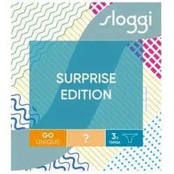 Sloggi 3P GO Unique Tanga Mixed Baumwolle Large Damen