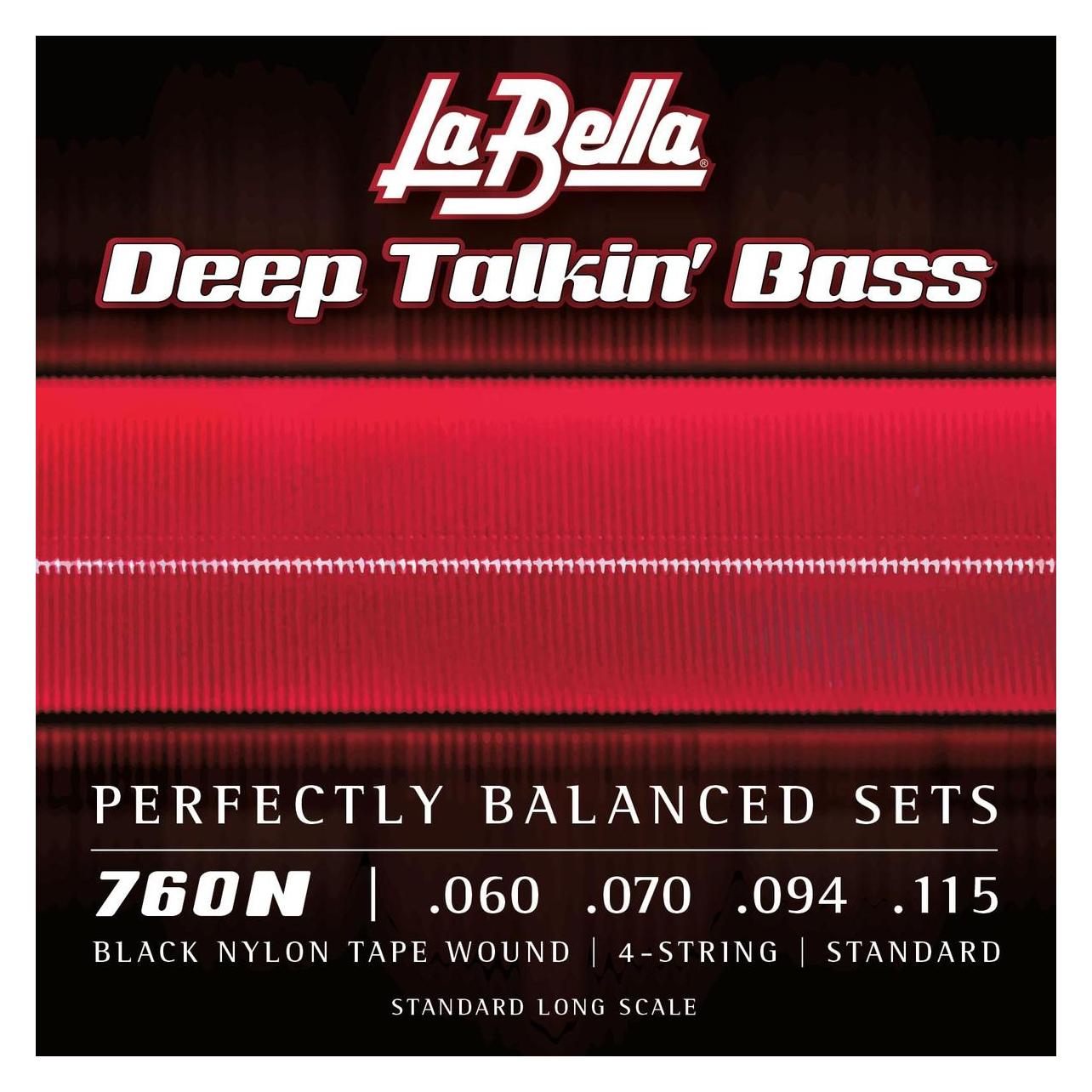 La Bella 760N Black Nylon Bass 060/115 (Gitarre) (B000EEJDLE)