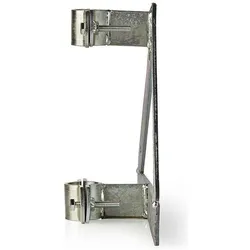 Nedis Satelliten-Wandhalterung Distance to wall: 90 mm Durchmesser Klemme: 32-42 mm Stahl Si (Sonstige), SAT Zubehör, Silber