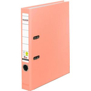 Falken Ordner 23001088, PP, A4, 5cm, Kunststoffordner, lachs