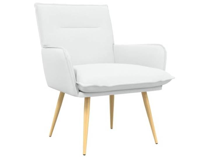 Makastle Sessel Weiß Stoff