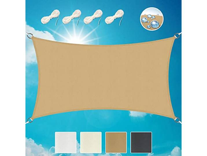 Sol Royal Sonnensegel rechteckig wasserdicht Segeltuch UV Sonnenschutz