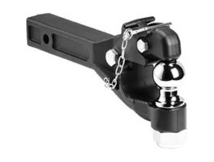 VEVOR Anhängerkupplung, 7256 kg Anhängelast, Bolzenhakenkupplung für 50,8 mm Anhängerkupplungshaken Militärempfänger, Kombination 50,8 mm Anhängerkupplungskugel, passend für 63,5-76,2 mm Lünettenring