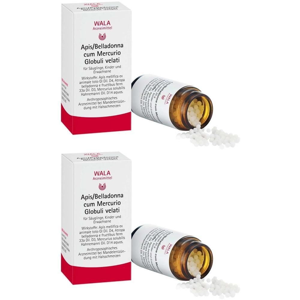 Apis Belladonna cum Mercurio Globuli 2x 2x20 g