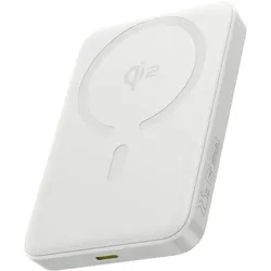 Baseus EnerFill FM12 Qi2 10000 mAh 22.5W MagSafe USB-C biały (10000 mAh, 22.50 W), Powerbank, Weiss
