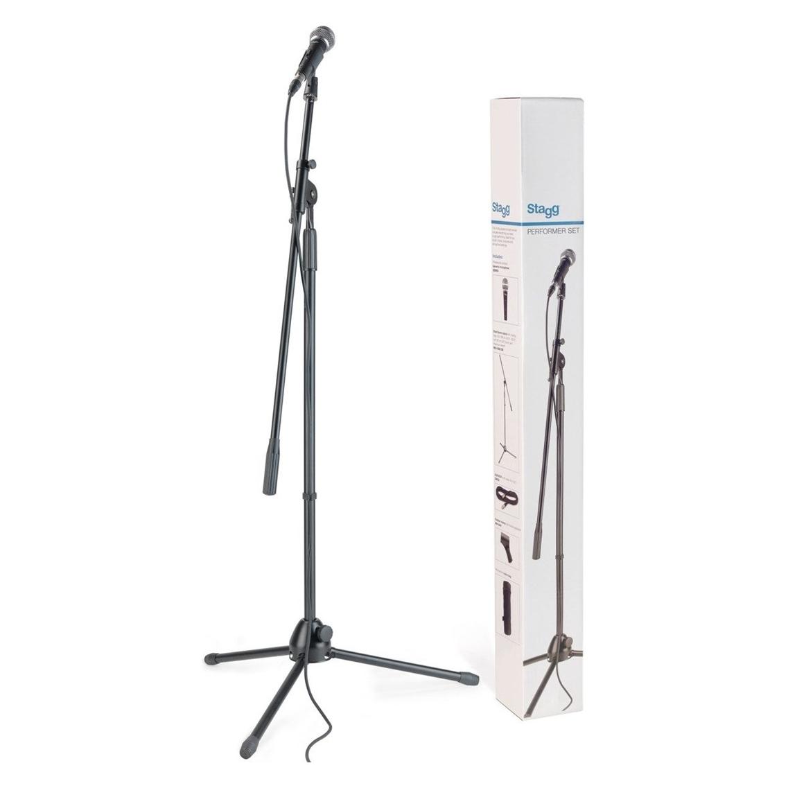 Stagg SDM50 SET met mikro, klem, statief, kabel en hoes (SDM50 SET)