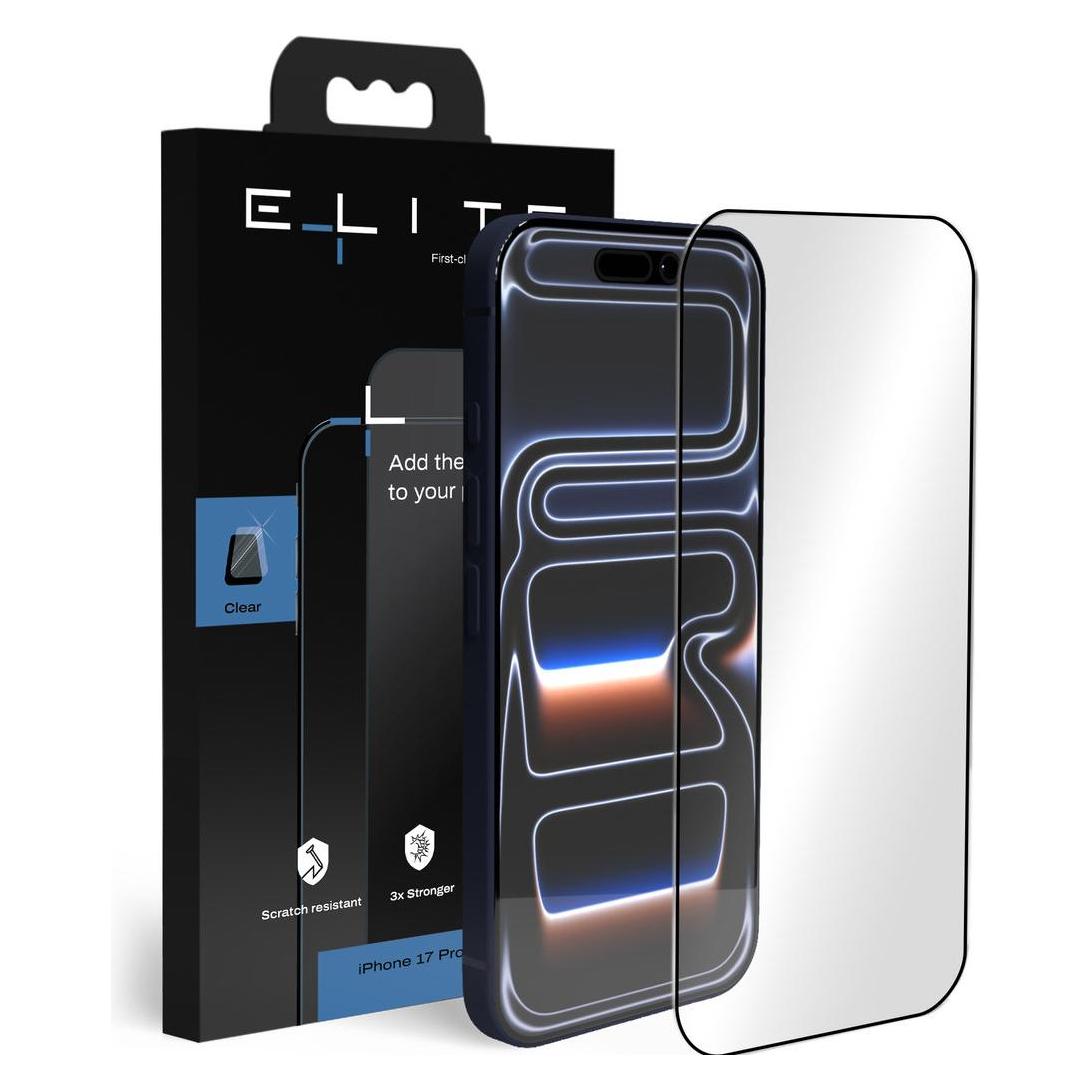 Elite Screenprotector Glass Clear for iPhone 17 Pro (Apple iPhone 17 Pro) (EL-17PRO-CG)
