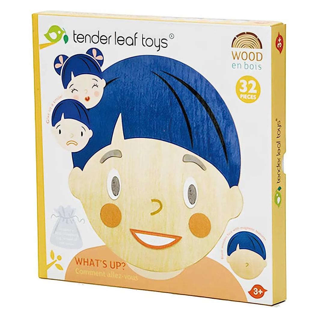Tender Leaf Toys Lustige Gesichter (Deutsch, Englisch, Französisch, Italienisch, 3 - 5 Jahre) (TL8607)