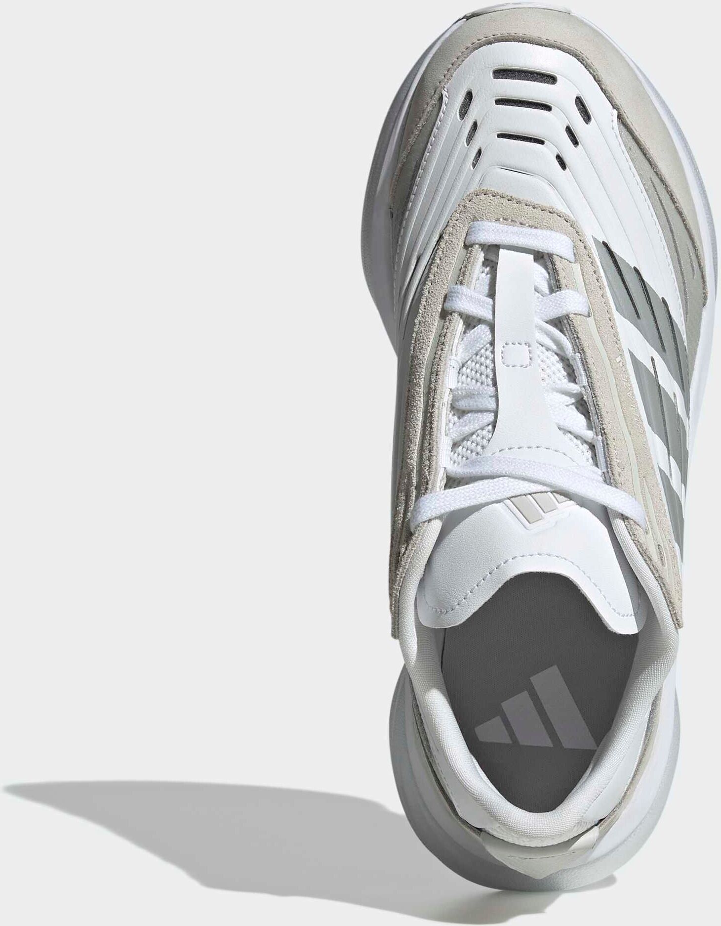 Sneaker ADIDAS SPORTSWEAR "LIGHTBLAZE POD+", Damen, Gr. 40, weiss (cloud weiß, grau two, grau one), Synthetik, Textil, Schuhe Sneaker cloud weiß, grau two, grau one 40