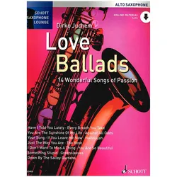 Schott Saxophone Lounge - Love Ballads Alto Sax - Notenbuch