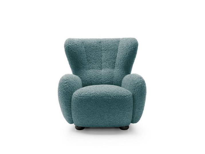 Compleo Sessel bequem, skandinavischer, Boho Stil, gemütliches Wohnzimmer