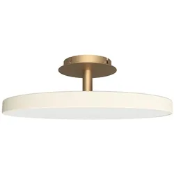 LED-Deckenleuchte Asteria Up Umage perlweiß/messingfarben, Designer Soren Ravn Christensen, 21 cm