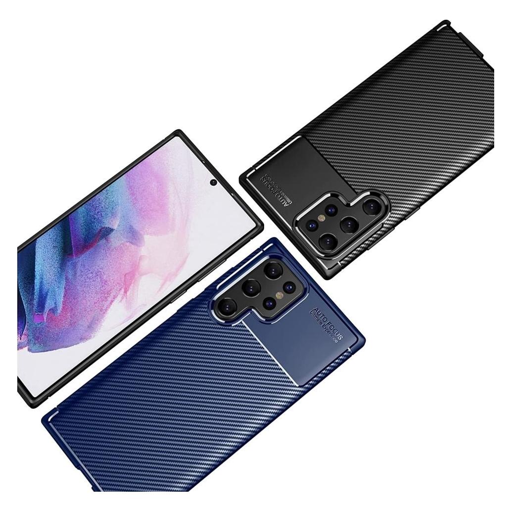 Screenguard Carbon Design TPU Case (Samsung Galaxy S22 Ultra) (00029902)