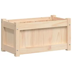 Helloshop26 - Hochbeet für Pflanzen Blumen Terrasse oder Garten 60 x 31 x 31 cm massives Kiefernholz braun 02_0038556