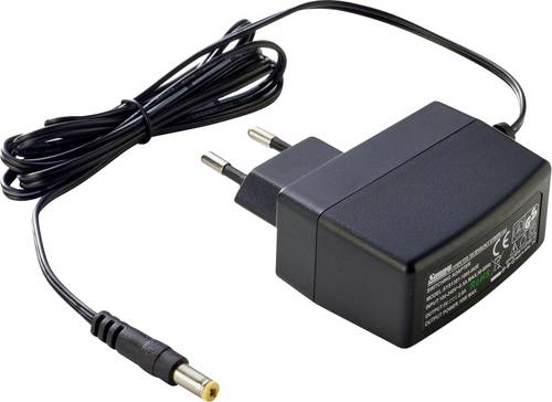 Dehner Elektronik SYS 1381N-1212-W2E Steckernetzteil, Festspannung 12 V/DC 1.0A 12W Stabilisiert