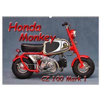 Honda Monkey CZ Mark 1 (Wandkalender 2027 DIN A2 quer), CALVENDO Monatskalender