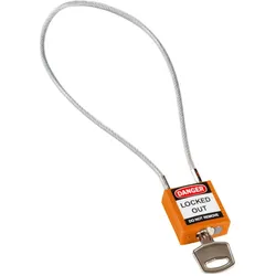 Brady, Vorhängeschloss, Kompakte Kabel-Vorhängeschlösser