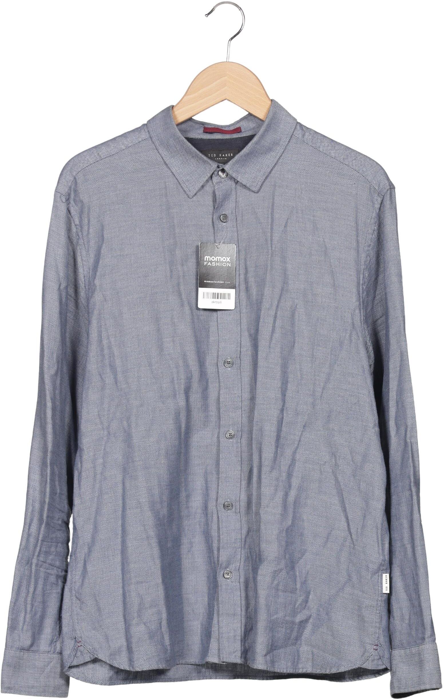 TED Baker Herren Hemd, Blau, Gr. XL (Ted Baker 5), Baumwolle - Second Hand