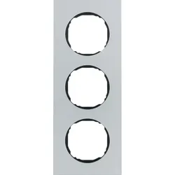 Berker Rahmen 3-fach flach Aluminium 10132674
